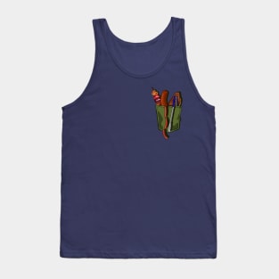 Braai Day Delights - Khaki Pocket Picnic Tank Top